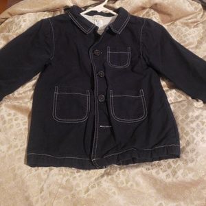 Olive Juice size 7 Navy coat